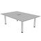Skutchi Designs 47.25 in W, 71.5 in L, 29 in H, Engineered Wood Top, Grey H-REC-4872-PT-01-EL - alternate 1